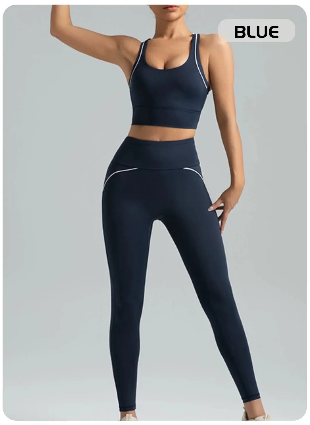 Sportswear Woman Gym Yoga Pants Sets Sporty Leggings Women Clothing Sets Fitness Women's Trend 2024 Workout Clothes for Women